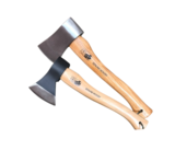 Wooden handle axe
